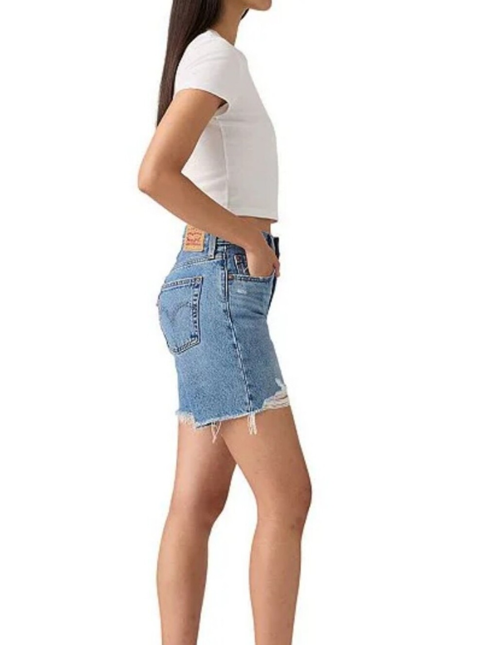 Levi's 501 High-Rise Denim 7" Shorts Size 26